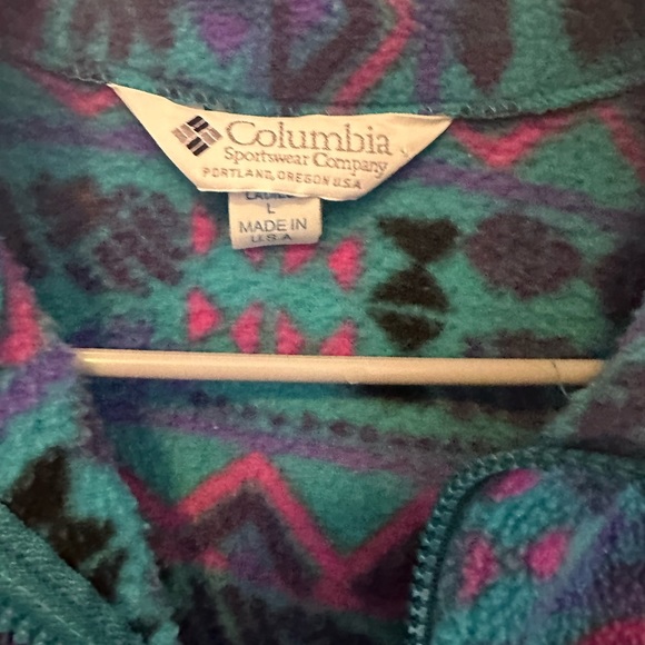 Vintage Columbia 90s fleece pullover - Picture 7 of 7